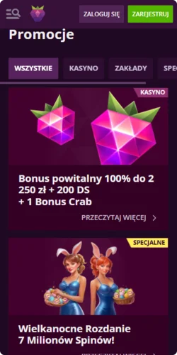 Malina Casino bonus