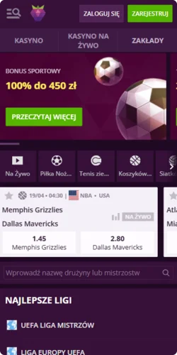 Malina Casino no deposit bonus